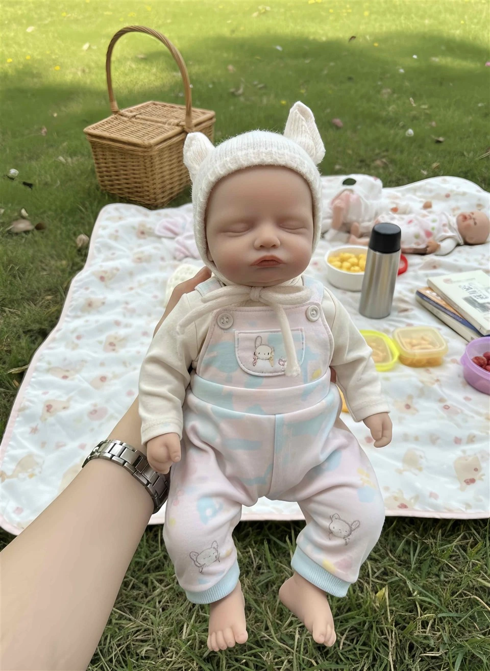 La poupée reborn en silicone-corps complet